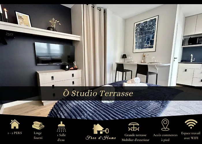 O Studio Terrasse - Centre Ville De Lorient - Gare